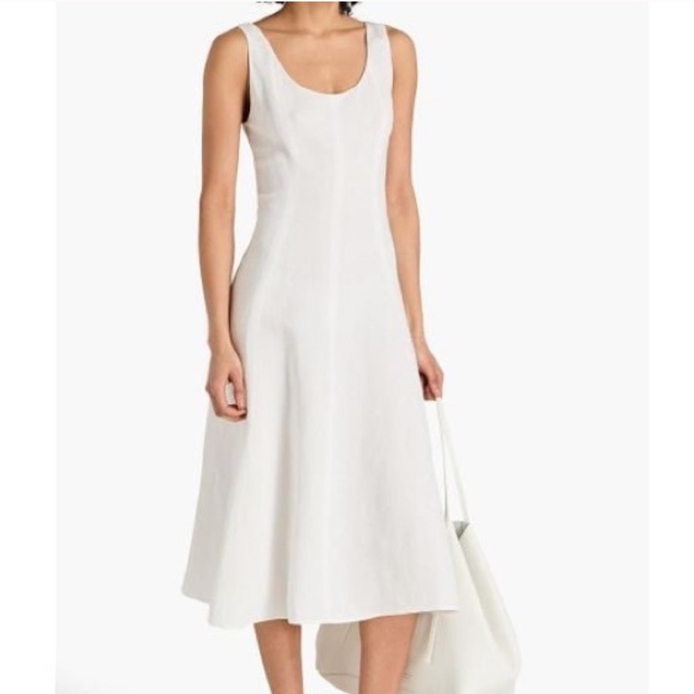 Vince White Midi Dress
